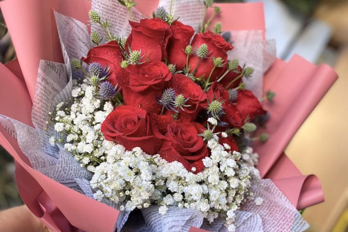 Was kosten 50 Rosen im Blumenladen?