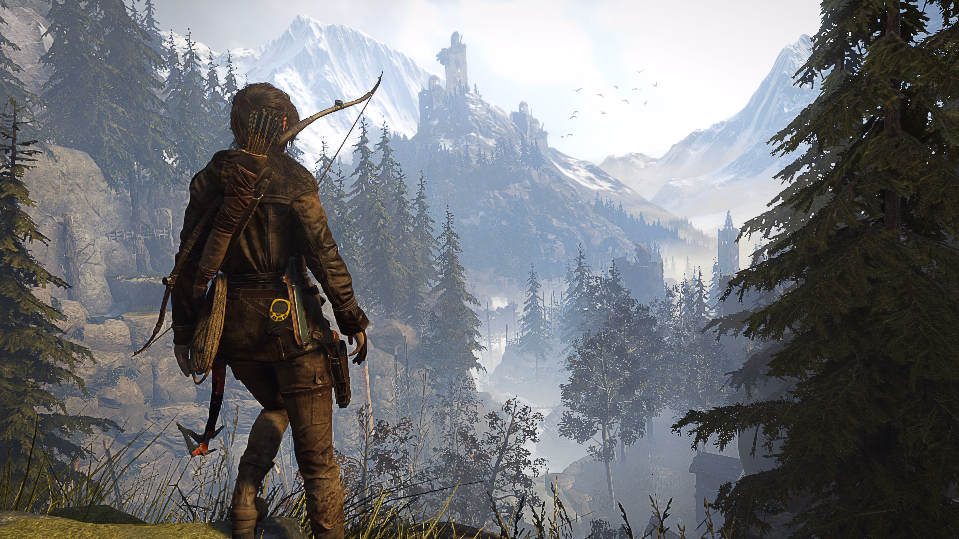 Wie klettert man in Tomb Raider?
