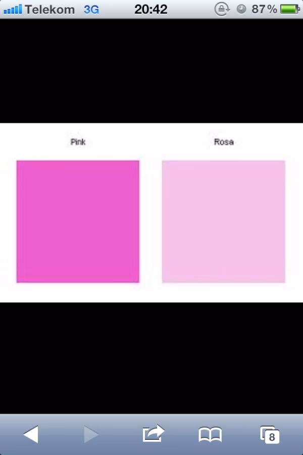 Was ist der Unterschied zwischen Pink und Rosa?